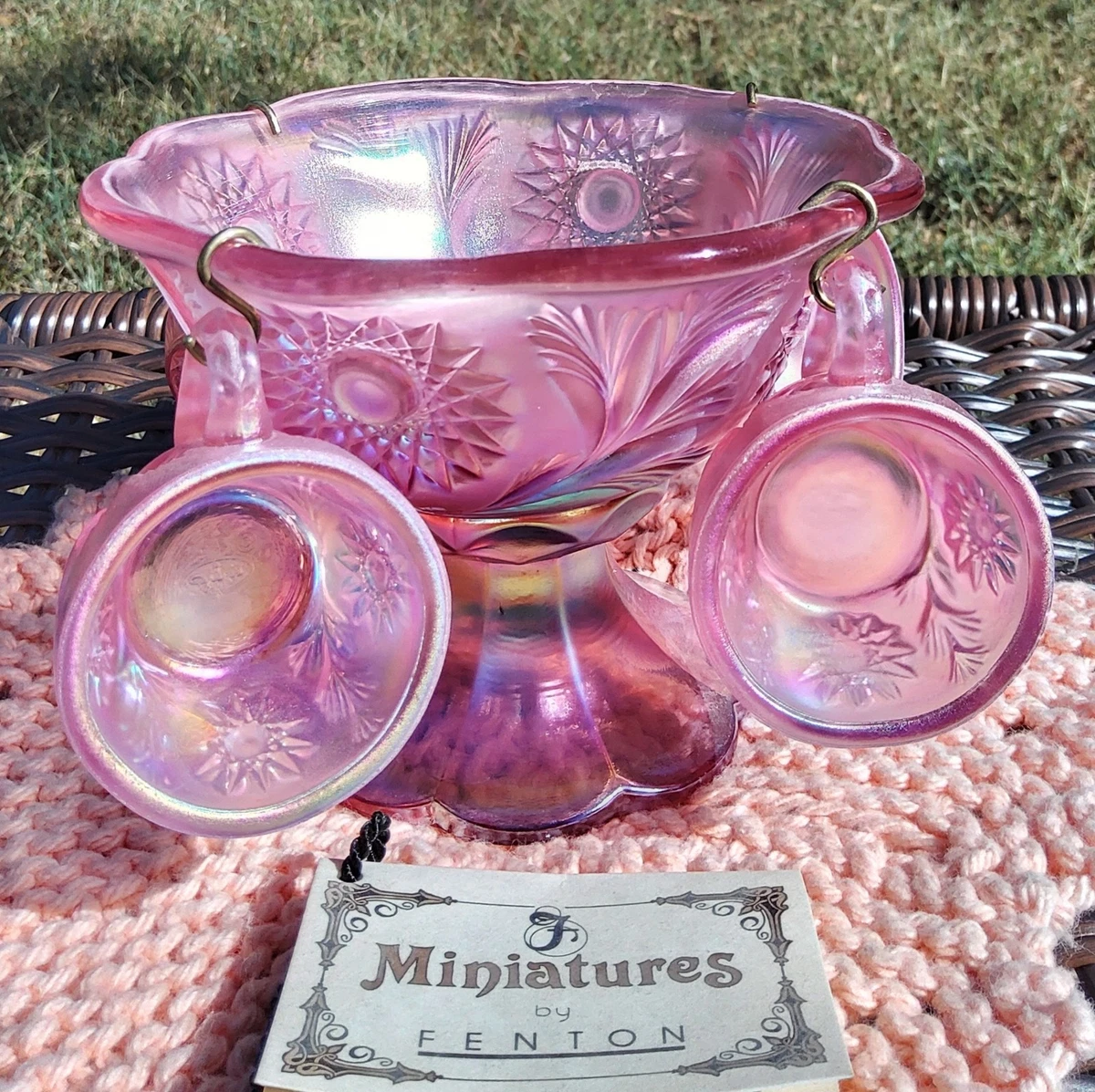 Fenton Punch Bowl for sale | eBay