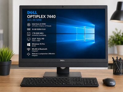 DELL Computer Destop-PC OPTIPLEX Business-All-in-One 1-TB 16 GB DDR4 Office DHL