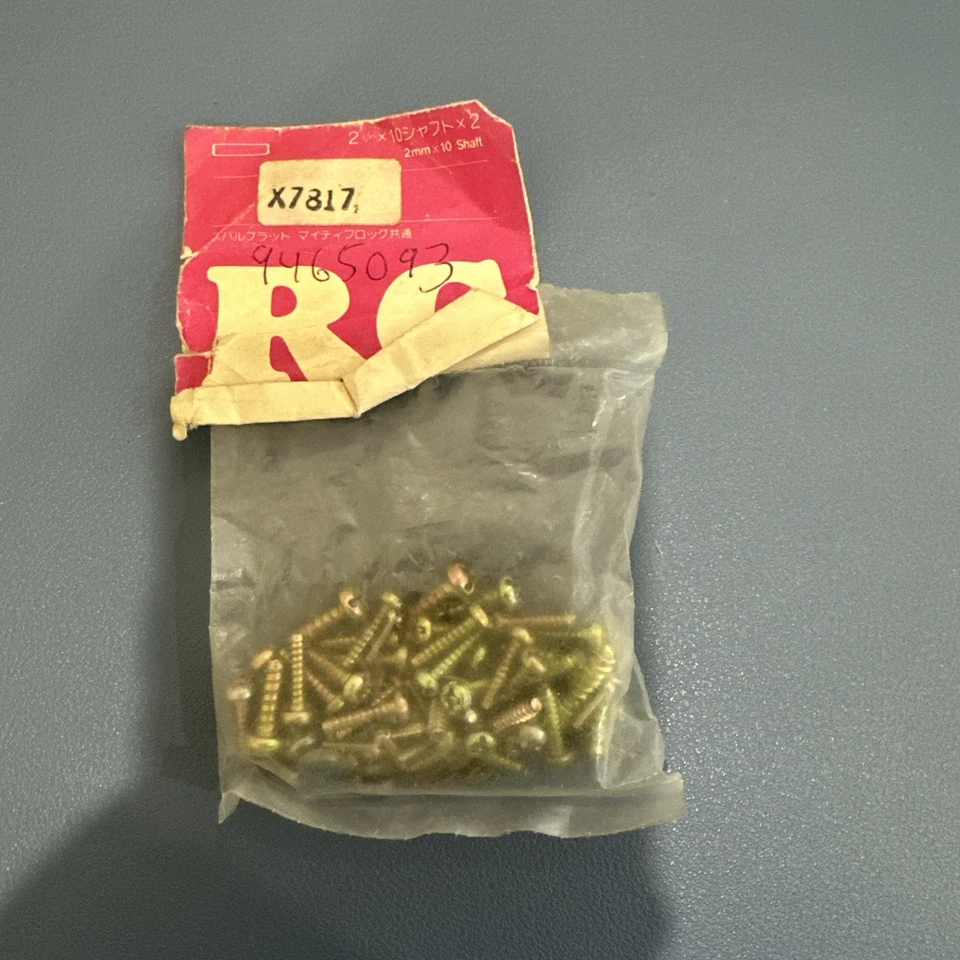 Vintage Tamiya Subaru Brat Hardware Screws Nuts Bag (A) NOS X7817 - Изображение 4 из 4