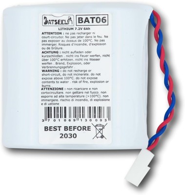 Batteria BAT28 Compatibile Daitem: 3,6V 3,0Ah Li-SOCL2, Per BAT28, BAT38, BATLi28, BATLi38, Per Allarmi D8000/DP800