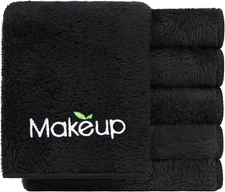 6 Pack Premium Makeup Remover Wash Cloths - Super Soft, Quick Dry Microfiber Cor