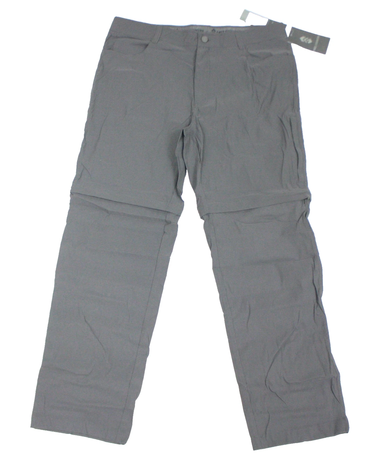 Free Country Everyday Explorer Convertible Charcoal Gray Pants/Shorts SIZE 34x32