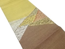 7558150: JAPANESE KIMONO JAPANESE FUKURO OBI / WOVEN ROUGH WAVE