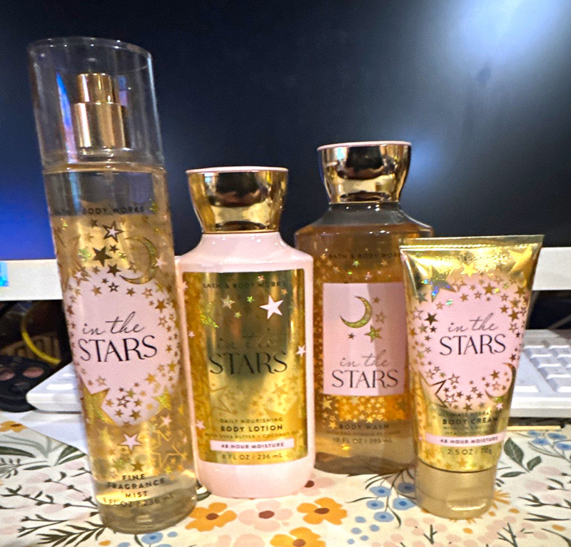 Bath & Body Works In the Stars 4-Piece Set Mist Lotion Wash Cream