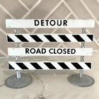Vintage Original Tonka 1950’s 1960’s Road Closed Detour Sign State Highway Dept