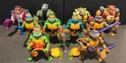 Playmates TMNT 1992 Vintage Mutations and Storage Shell Lot Of 10 Figures.