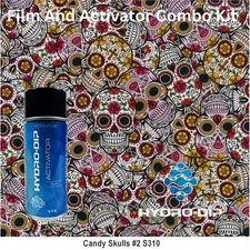 Hydro Dip  Film Activator Combo Kit HD-SKL310 Candy Skulls 2