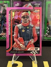 2024 Topps Chrome F1 Charles Leclerc Driver Of The Day Pink Refractor /250
