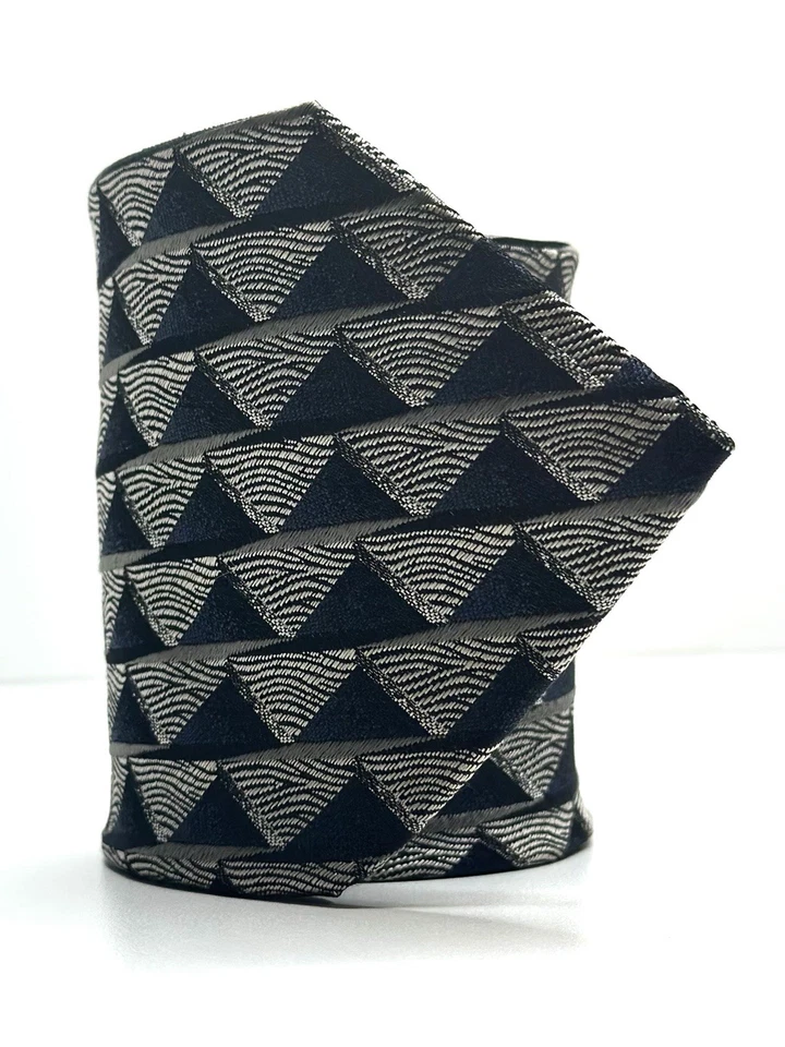 Corbata geométrica para hombre Giorgio Moreschi Foto 3 de 4