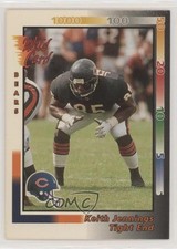 1992 Wild Card Keith Jennings #399 Rookie RC nz8. rookie card picture