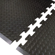 NOTRAX 545M2831BL Antifatigue Mat,Black,2ft. 4" x 2ft. 7" 5W778