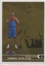 2007 Topps Stadium Club NBA Rookie Chrome Gold Refractor 2/99 Arron Afflalo 0c3