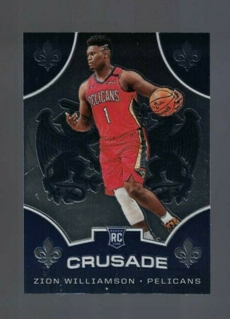 2019-20 PANINI CHRONICLES CRUSADE Zion Williamson PELICANS Rookie  RC #529
