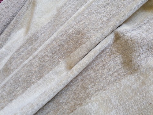 Andrew Martin moquette chenille FR fabric vanilla stripe Montelimar 200x140cm - Picture 6 of 10