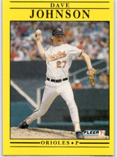 1991 Fleer - #479 Dave Johnson
