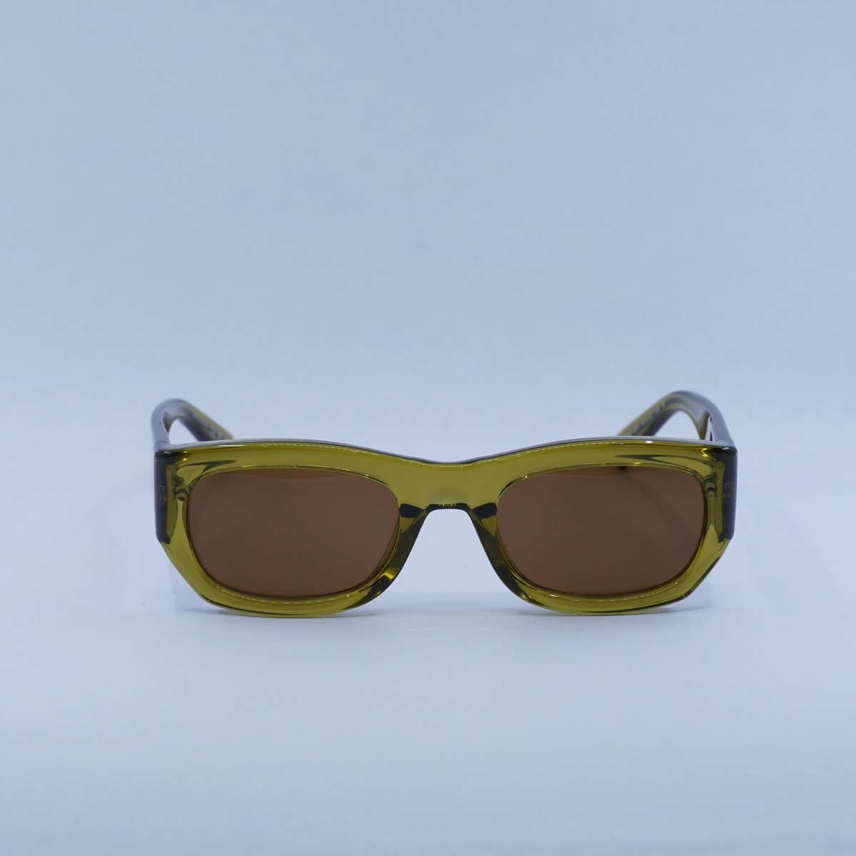 SAINT LAURENT SL713 004 Transparent Acid Green/Brown 53-22  display picture 3
