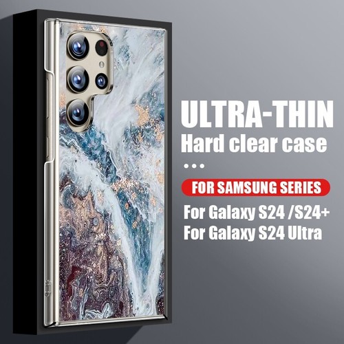 Ultrathin For Samsung S24 Ultra S23 S22 S21 A55 A15 Case Marble Shockproof Cover - Photo 14 sur 19