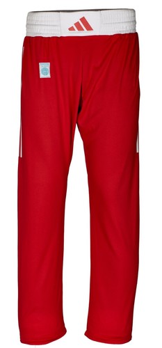 adidas Kickbox-Full Contact Pants rot PE - adiFCP1PE - Kickboxen - lange Hose - Bild 2 von 4