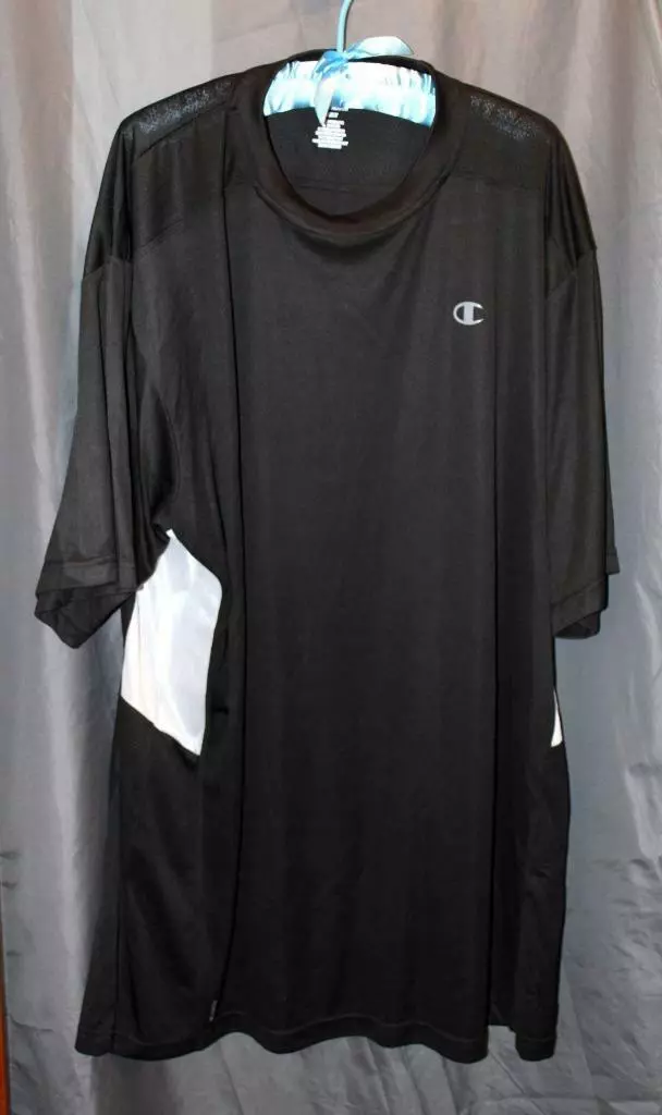 CHAMPION Vapor POWERTRAIN MEN S T Shirt Big Tall 2XLT Black w White BNWOT