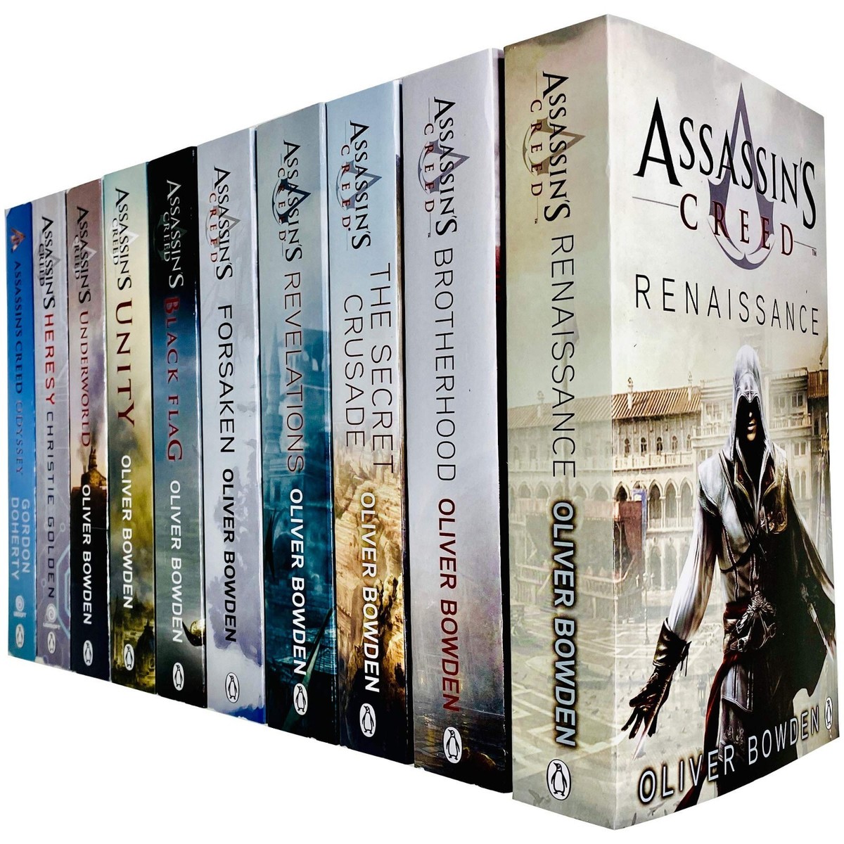 Assassins Creed 1-10 Books Collection By Oliver Bowden - Fiction