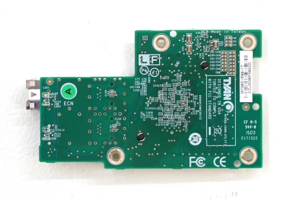 TYAN Single-Port 10GbE SFP Network Adapter P/N: M7062-I599-1T Tested Working - Image 3 of 4