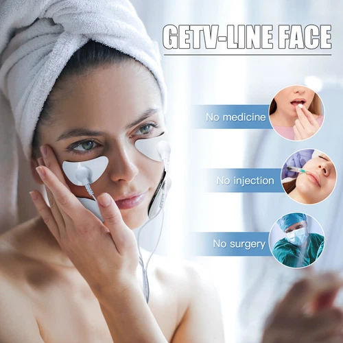 Dispositivo viso Electirc V EMS viso sottile a forma di V lifting viso antirughe - Foto 13 di 31
