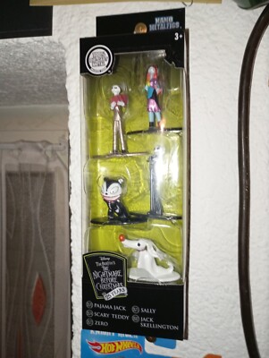 THE NIGHTMARE BEFORE CHRISTMAS NANO METALFIGS 5. FIGURE SET JACK SALLY