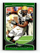 2009 Bowman Draft Picks Michael Johnson Rookie Georgia Tech Yellow Jackets #126