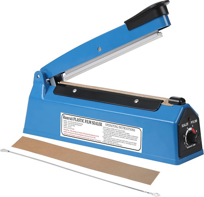 Impulse Heat Sealer 12 Inch Impulse Bag Sealer Poly Bag Sealing Machine Heat Sea