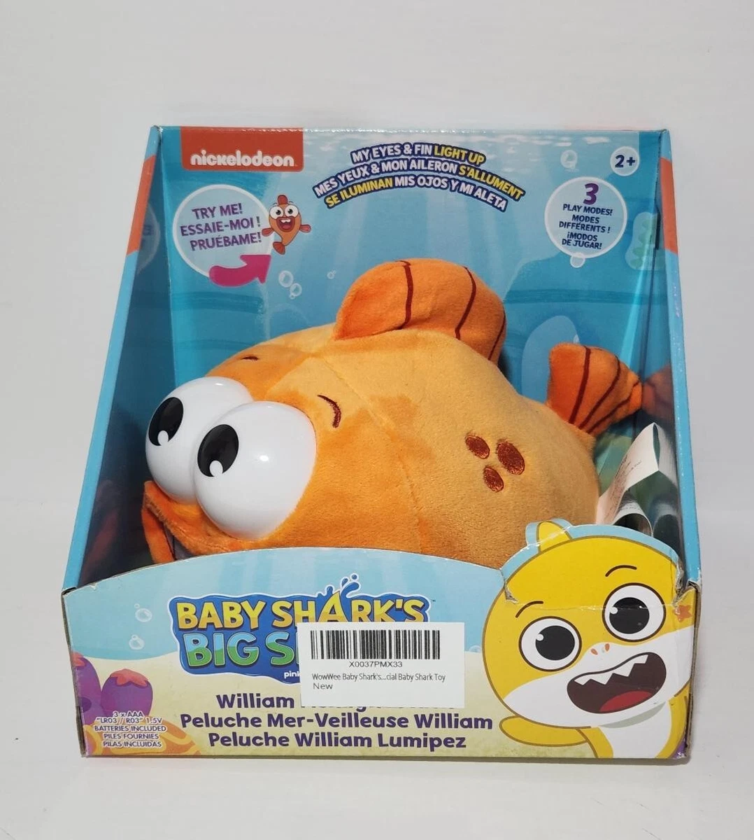 Baby shark light up cheap toy