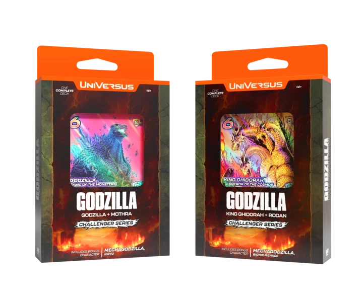 UniVersus CCG: (Set of 2) Godzilla Challenger Series Deck UVS