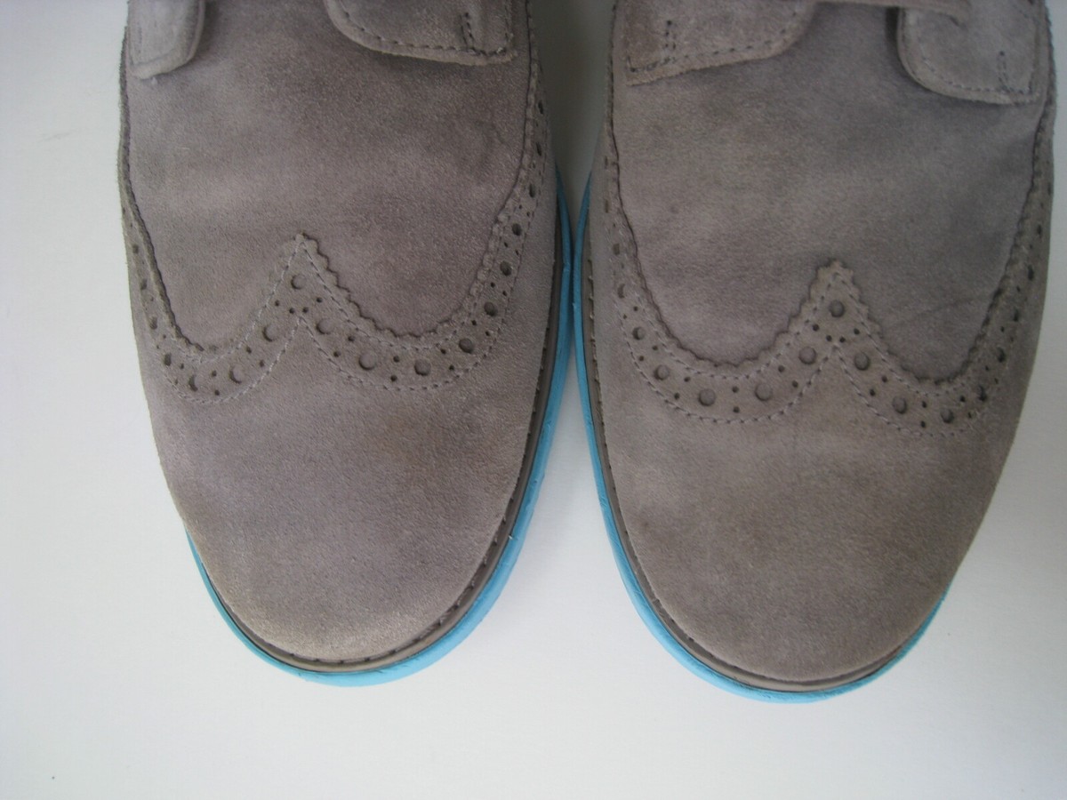 COLE HAAN GRANDEVOLUTION IRON STONE LEATHER BLUEFISH SOLE OXFORDS US 11 HOT  View 5