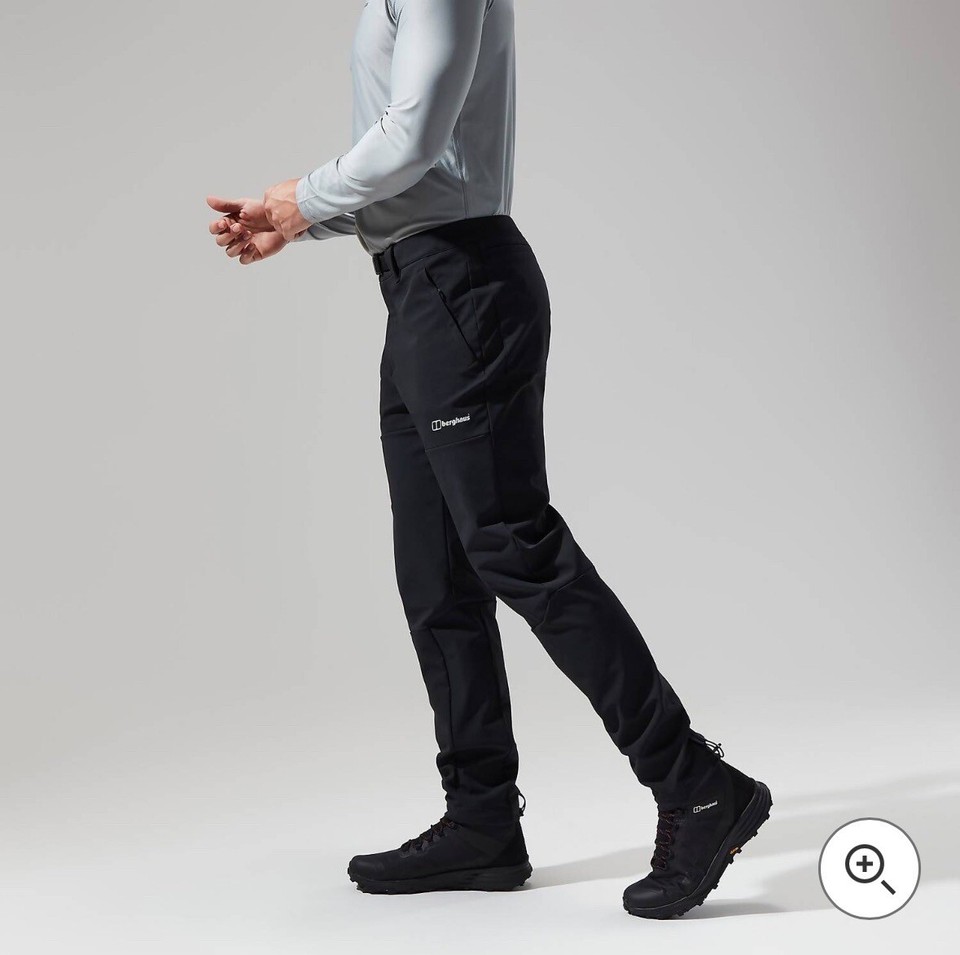 BERGHAUS WO HITEN MENS PANT BLACK SIZE LARGE RRP£100 NEW WITH TAGS. 22