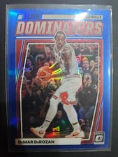 🏀 DEMAR DEROZAN 2022-23 Optic Elite Dominators Blue Prizm /49 SP