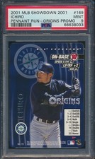 2001 MLB SHOWDOWN BASEBALL #169 ICHIRO SUZUKI RC ORIGINS PROMO PSA 9 MINT HOF