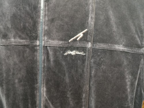 Karl Kani Men's Velour Jacket Navy Tracksuit Top Size 2XL - Vintage Hip Hop 2Pac - Picture 8 of 9