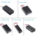 Holder On/Off Switch 3V 4.5V 6V 7.4V 12V AA AAA 18650 9V PP3 Battery Box Case