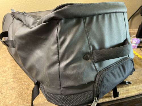 Large Rolling Duffle Backpack Eagle Creek Wheeled SMOOTH Gear Bag Luggage Black - Picture 4 of 18