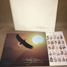 Wildlife America A Collection Of U.S. Commemorative Stamps and USPS Book