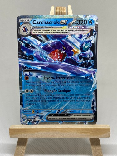 Carte Pokemon - Carchacrok ex 38/182 - Faille Paradoxe - FR 🇫🇷
