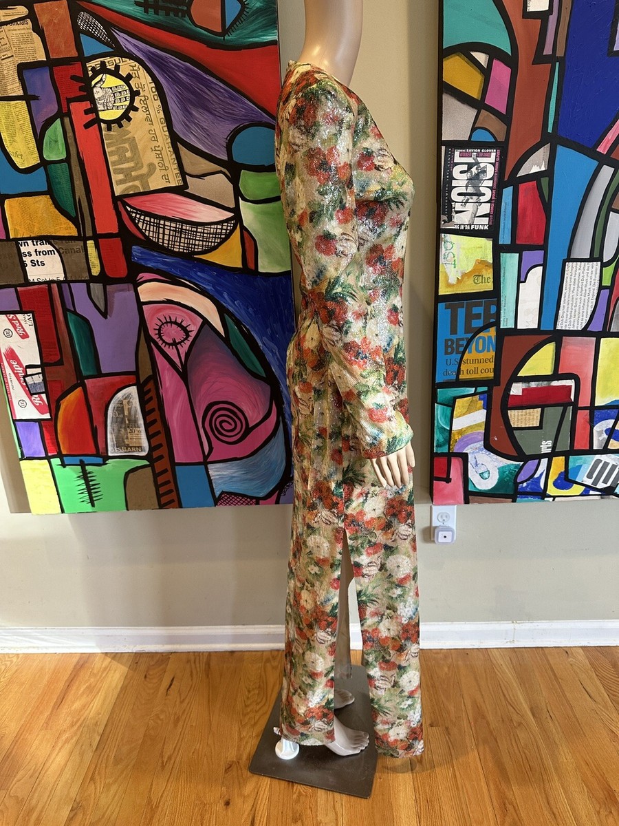 rosetta getty sequin dress Floral Sequin Gown by Rosetta Getty