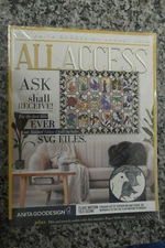 Anita Goodesign ALL ACCESS VIP Club AUGUST 2018  Embroidery Design CD & BOOK