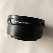 Fotasy M42 Lens to Sony E-mount Adapter Ring NEX-7 A9 A7 A7S A7R II A6300 A6600