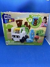 MEGA BLOKS Green Town Sort  Recycle Squad Building Set New Damaged Box