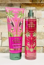 pink pineapple sunrise Set Of 2 Cream And Body Spray