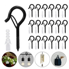 Screw Hooks for Hanging Outdoor String Lights Wall Wood Ceiling Deck Mount