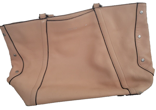 Perlina pink leather bag used good condition  - Bild 1 von 5