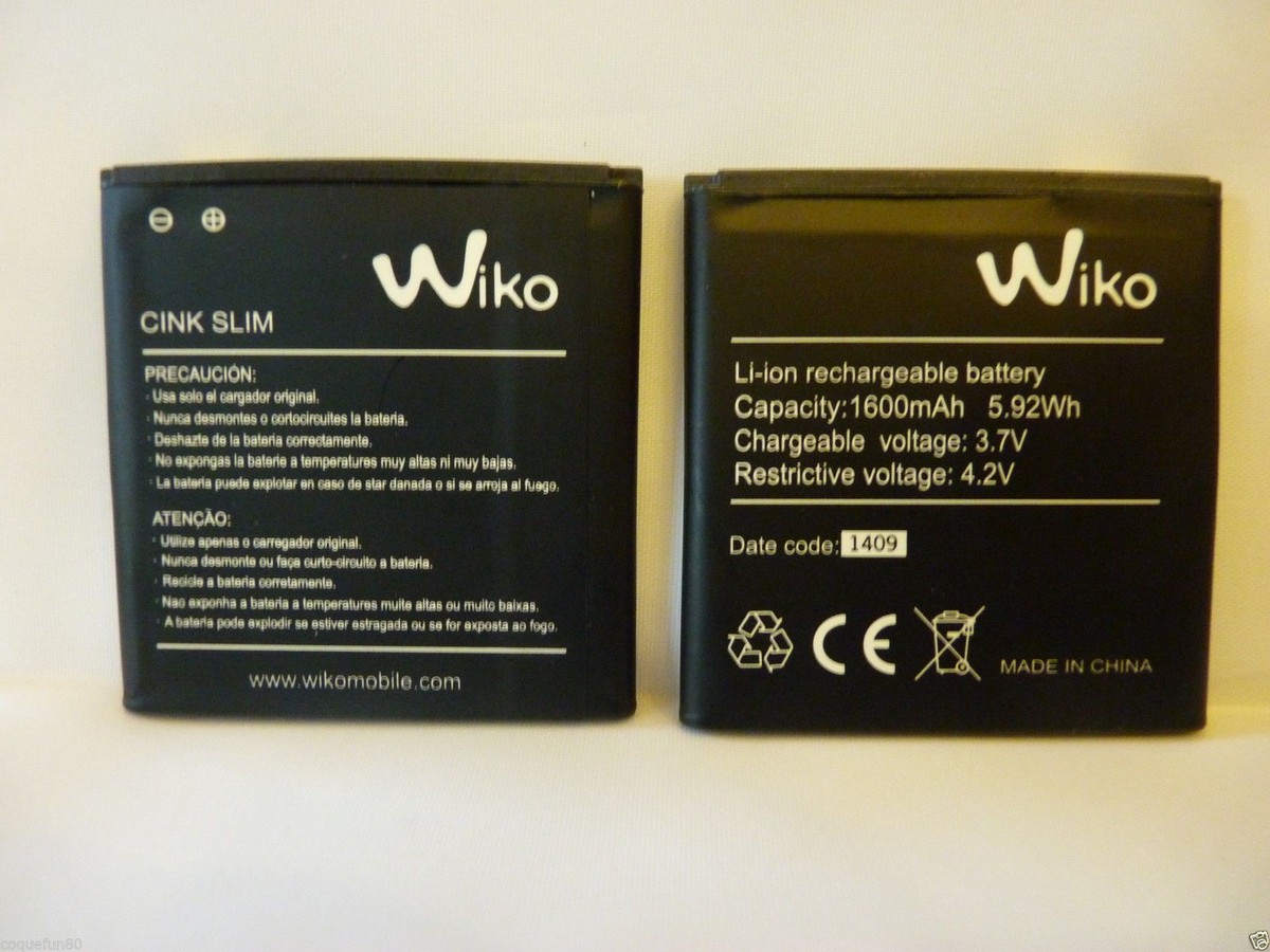 Batterie Originale WIKO Cink Five - Neuf Sous Emballage - Compatible Modèle Cink Five