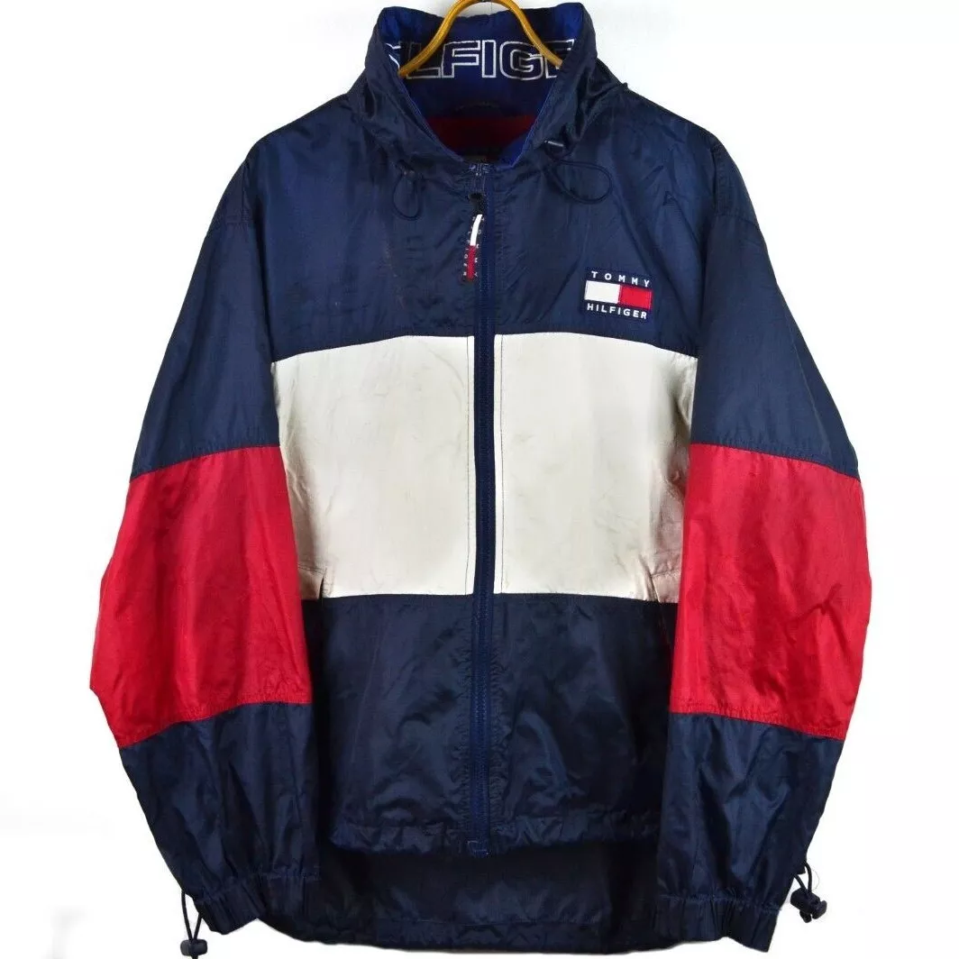 90s Vintage Mens TOMMY HILFIGER Jacket Size L