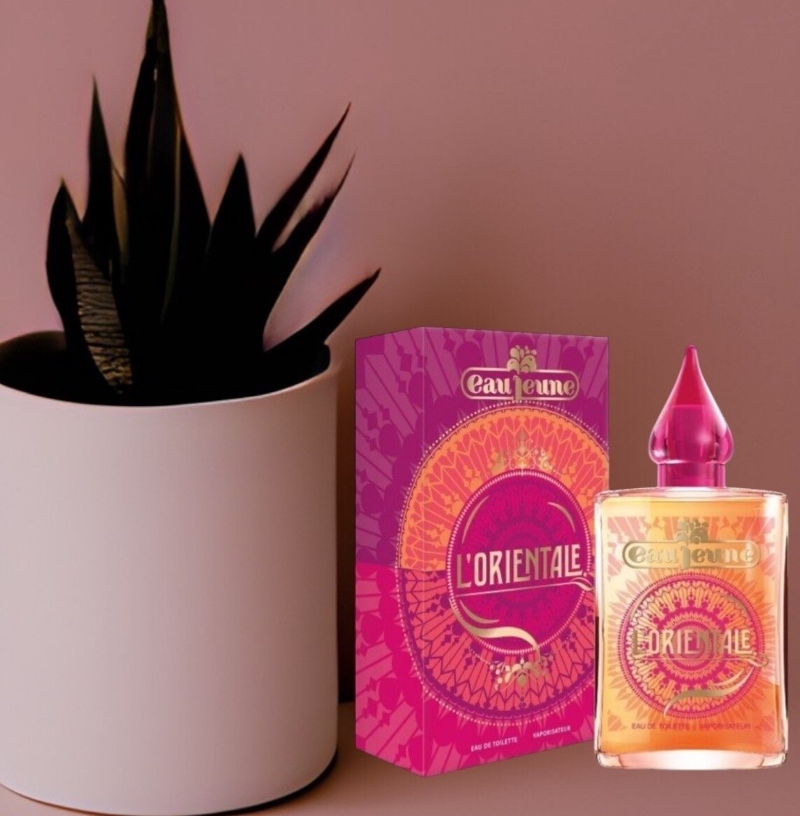Eau Jeune Orientale parfum femme 75ml avec sillage longue tenue aux notes ambrées et vanillées